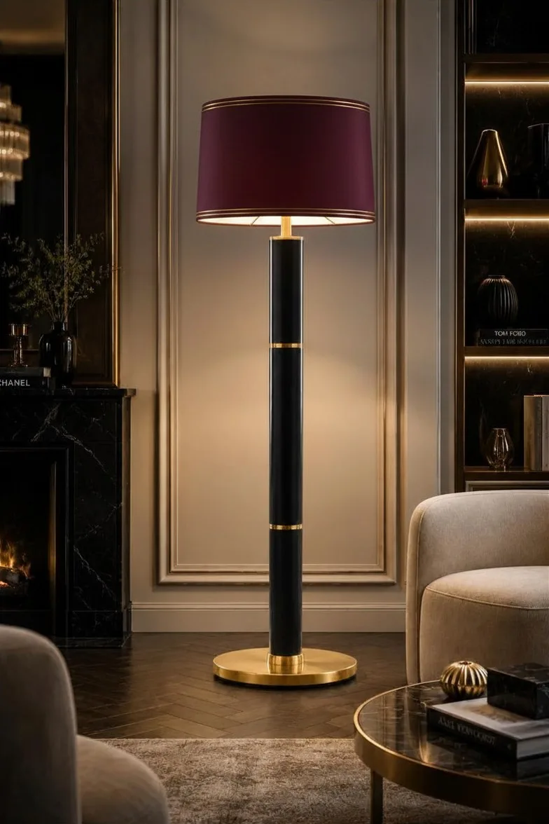 Benetnasch Siyah Gold Lambader - Bordo