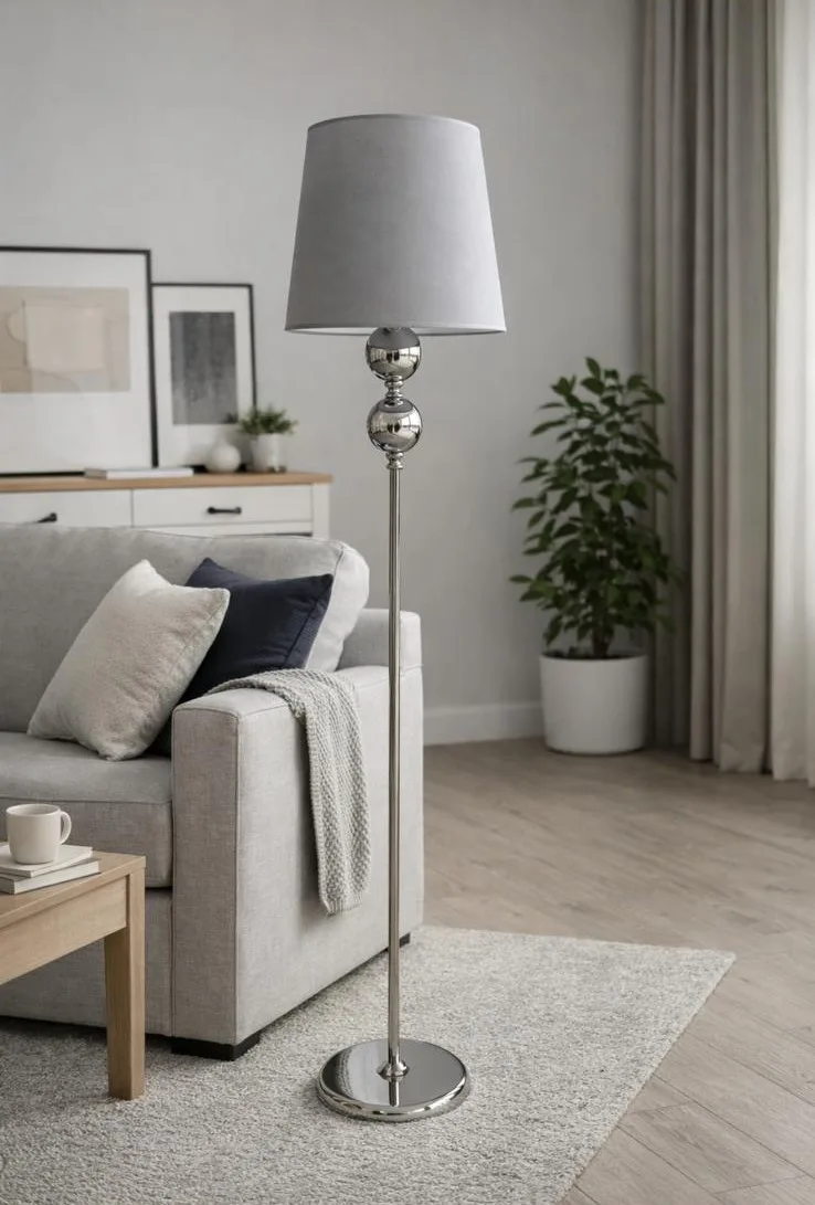 Vega İki Top Krom Lambader